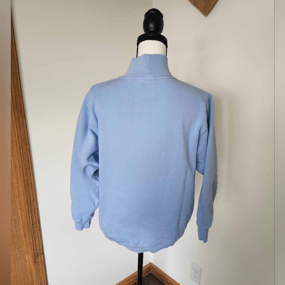 Aerie Oversized XS Light Blue Turtleneck Sweater - Picture 5 of 7